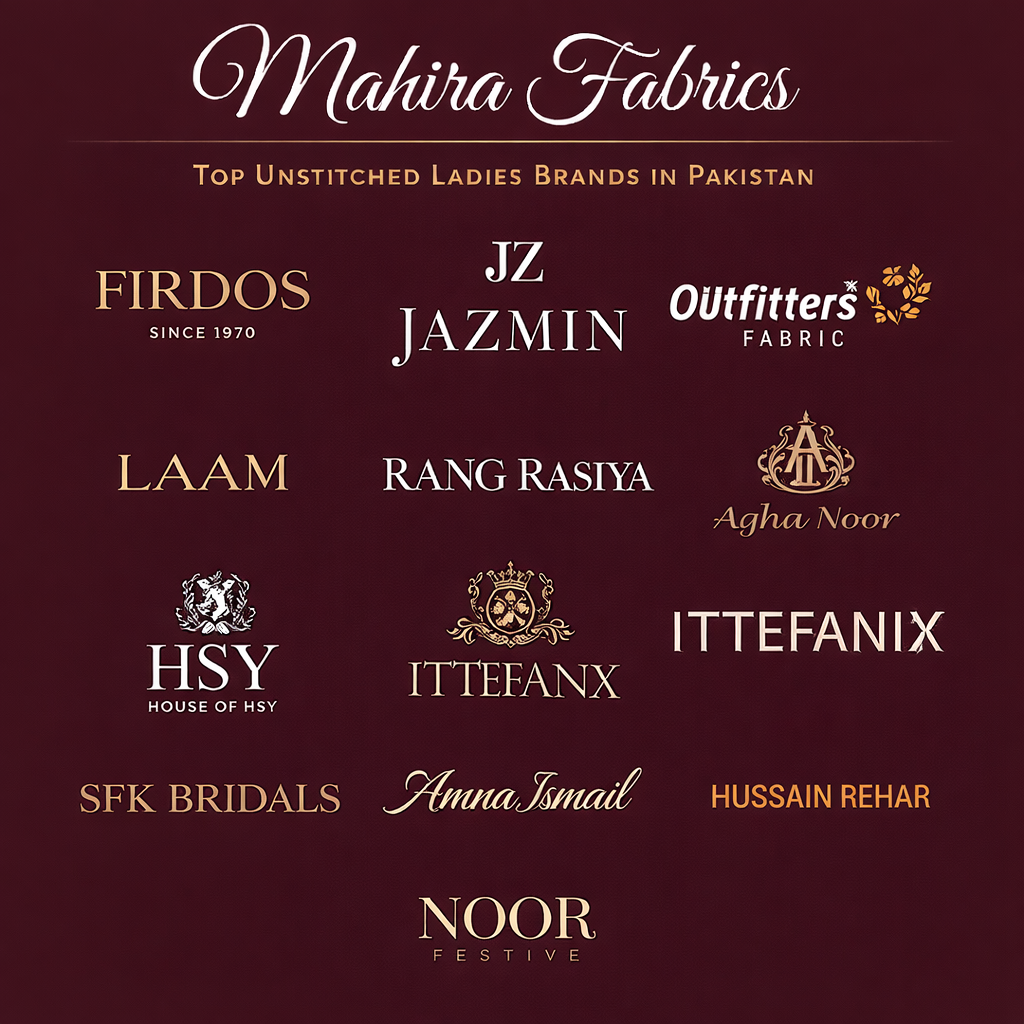top unstitched brands at mahira fabrics