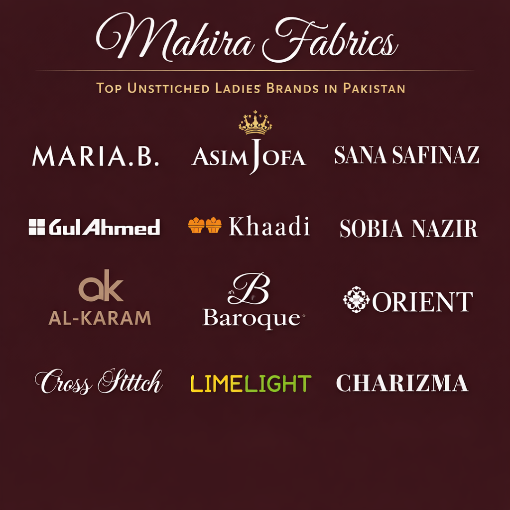 top unstitched brands in pakistan